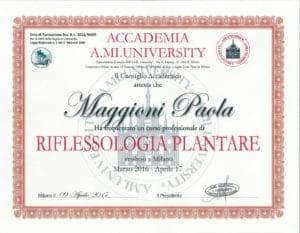 Riflessologia plantare - 09 aprile 2017 - Paola Maggioni